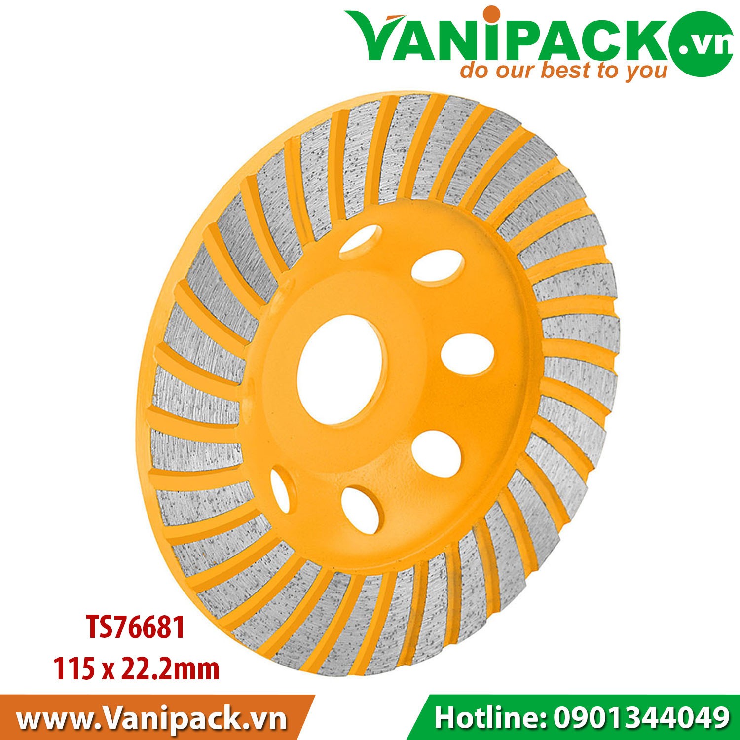 Đĩa Mài Gạch Tolsen 76681