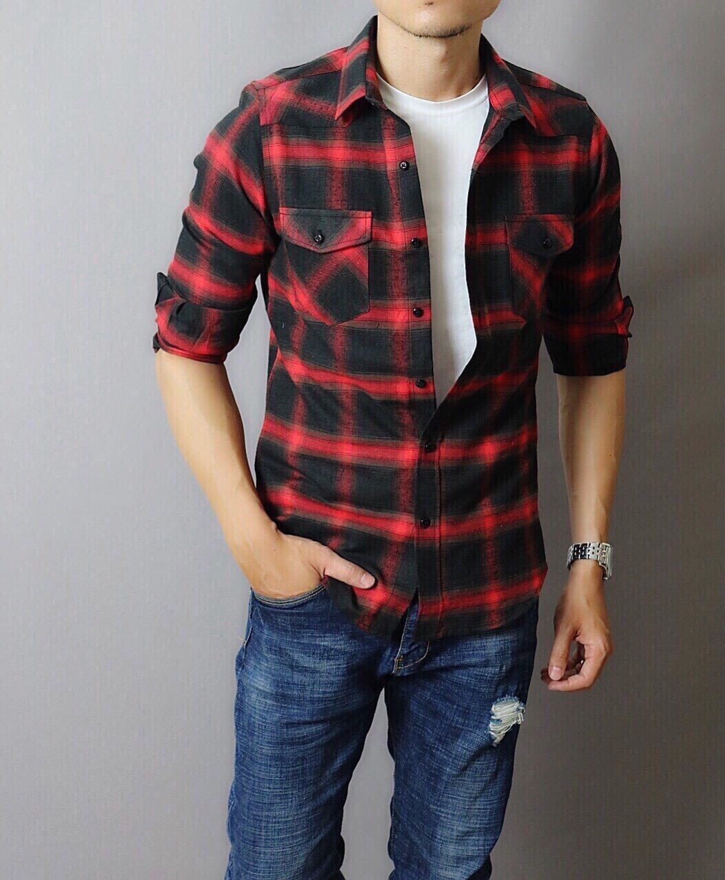 Áo sơ mi nam Titishop SM578