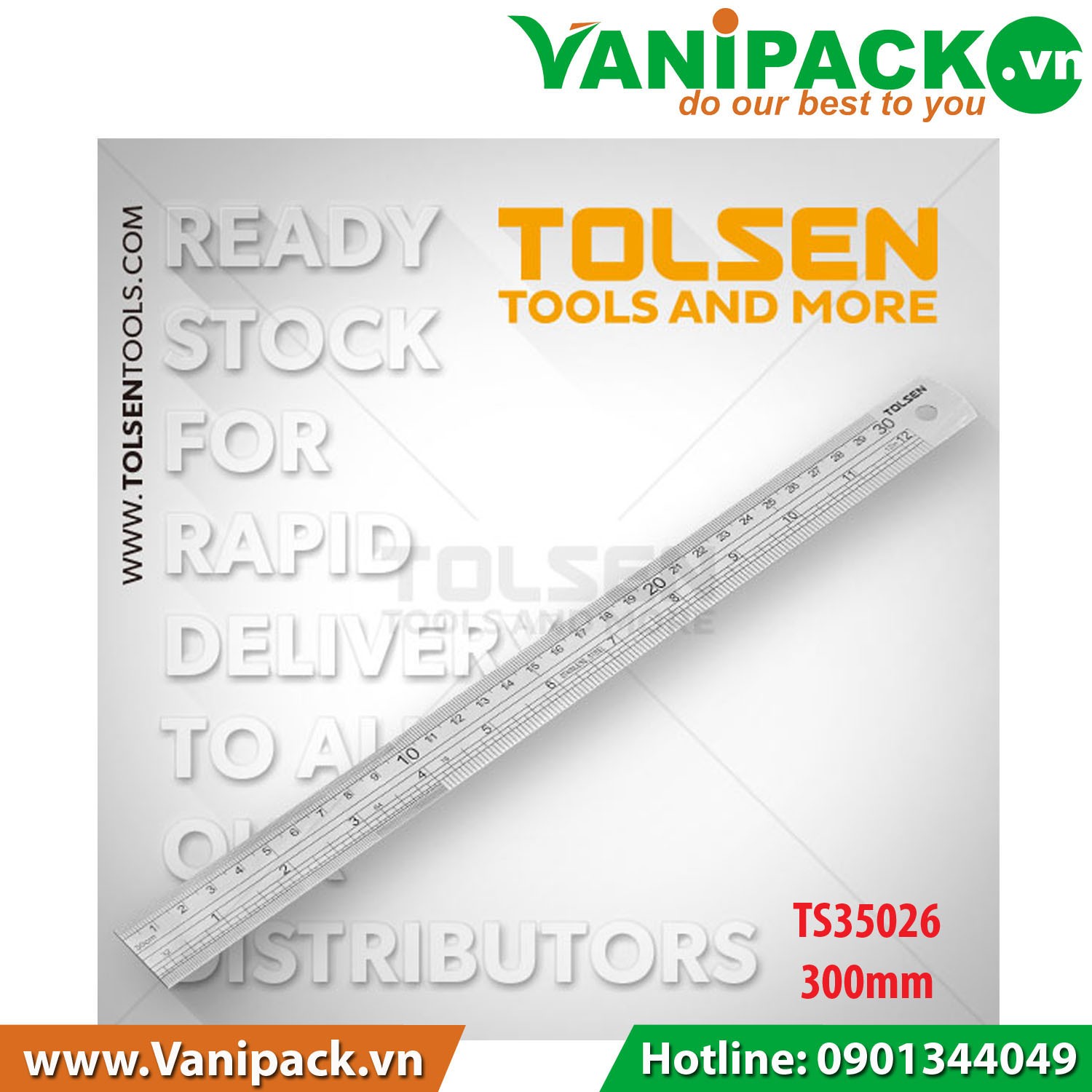 Thước lá Tolsen 35026