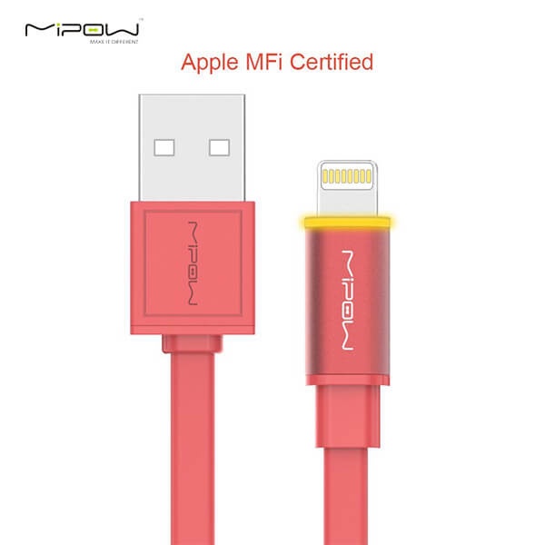 Cáp Lightning Mipow GlowSync