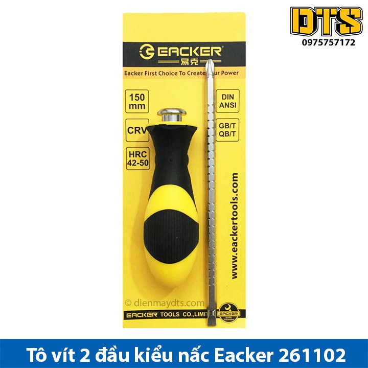 Tô vít 2 đầu kiểu nấc eacker 261102 150mm