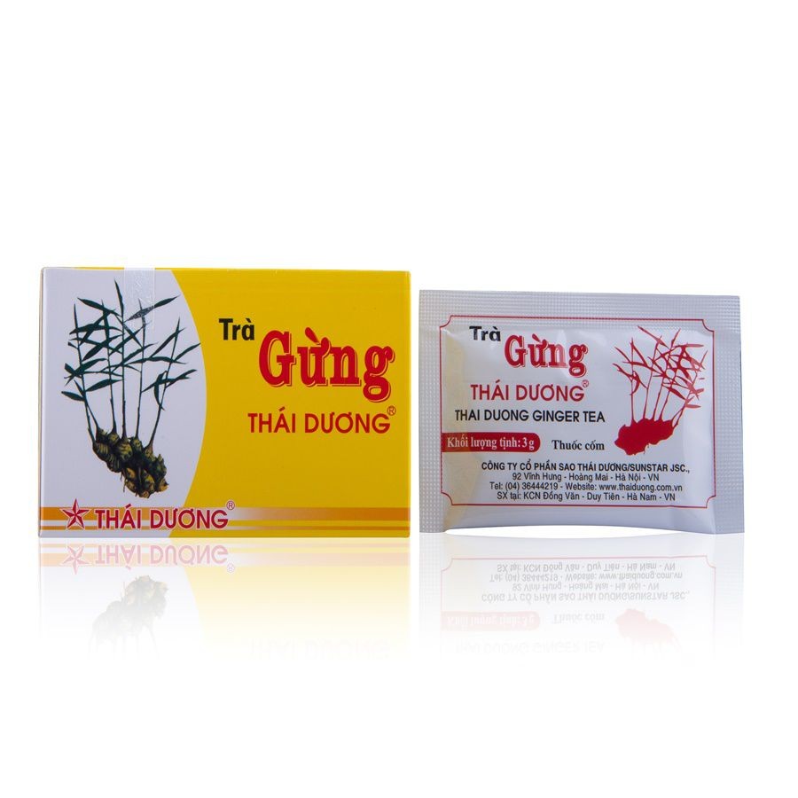 Trà gừng thái dương hỗ trợ tiêu hóa hiệu quả