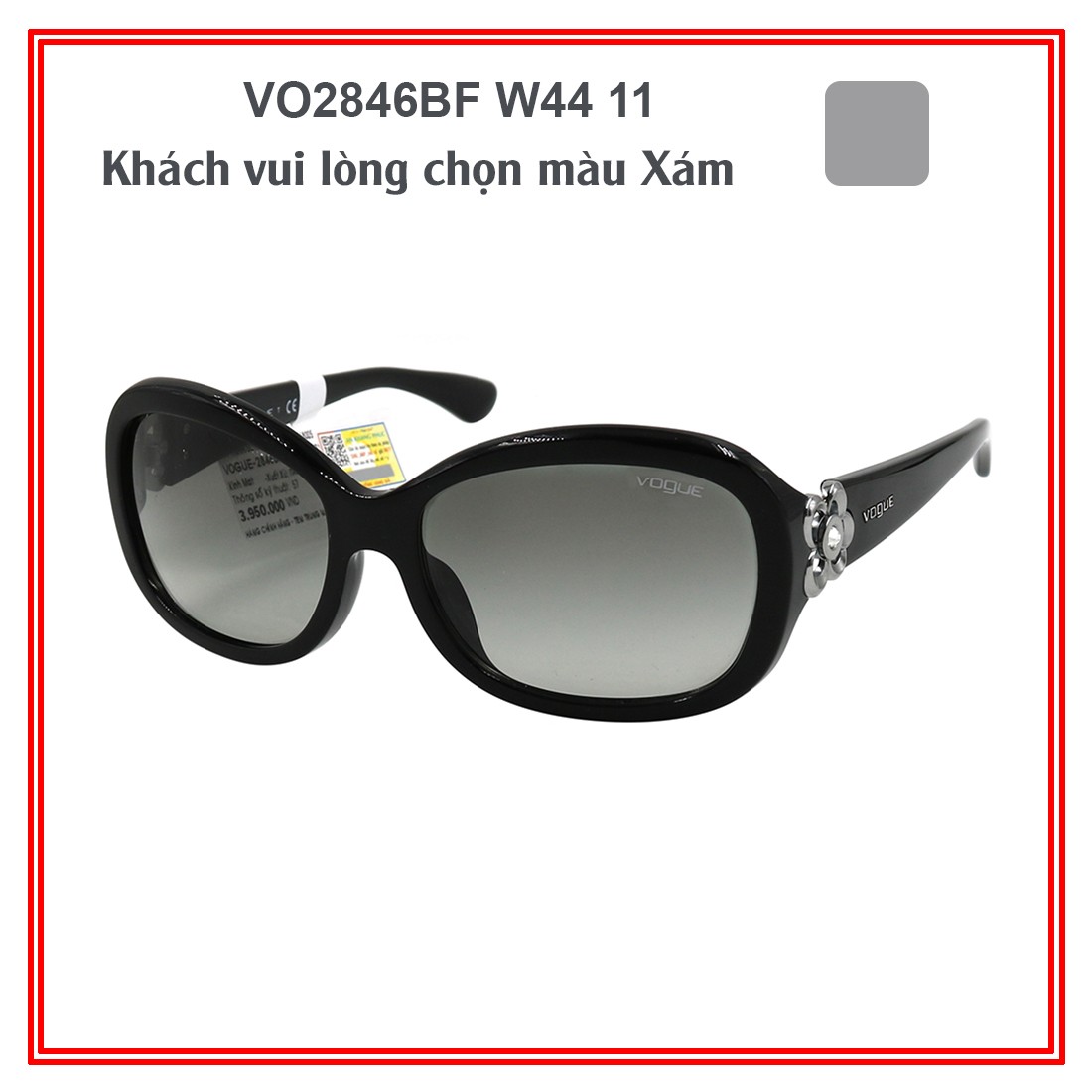 Kính mát vogue vo2846bf w44 11