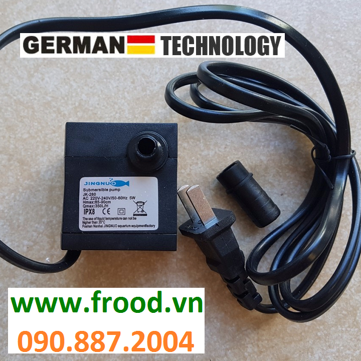 MÁY BƠM CHÌM HỒ CÁ JK-280