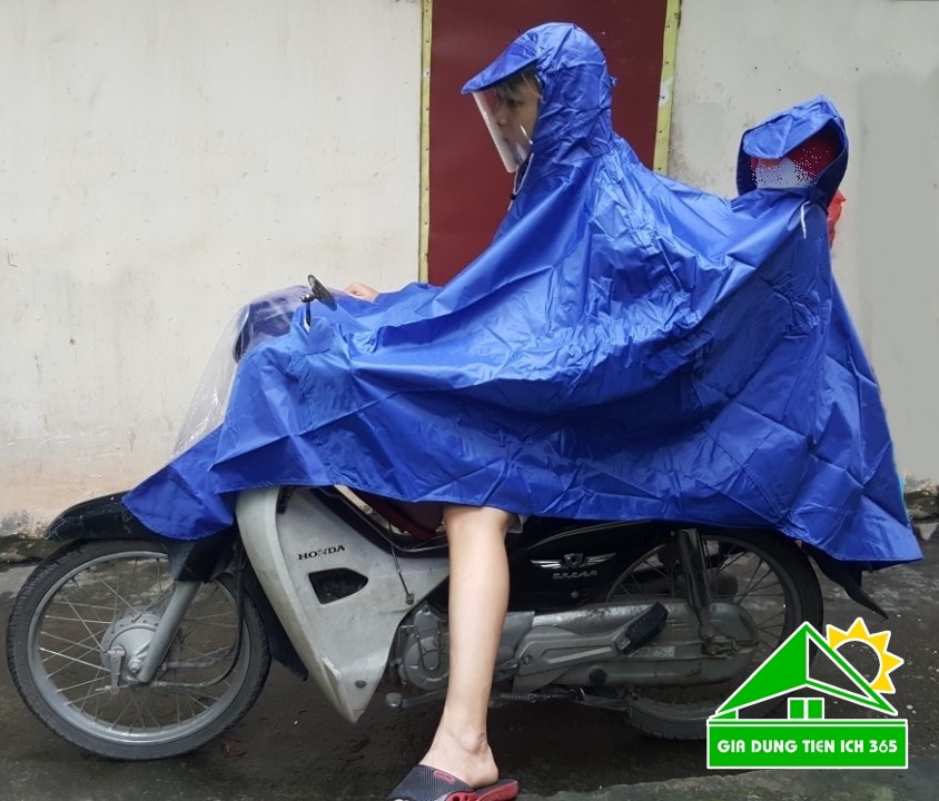 Áo Mưa 2 Đầu Cao Cấp Vải Dù