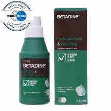 Nước súc miệng giảmviêm họng Betadine 125ml