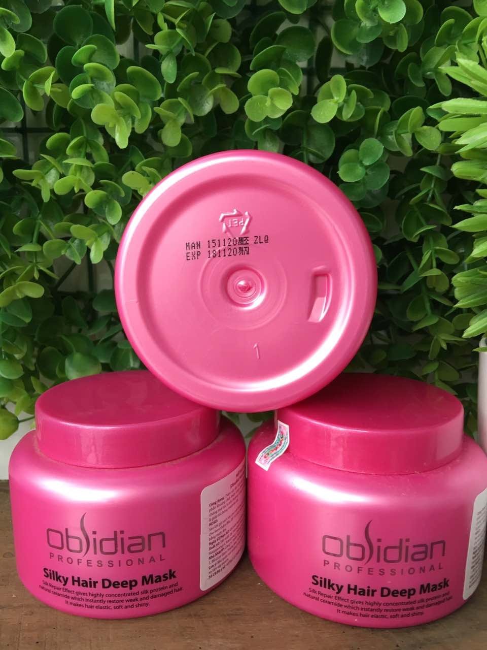 Mặt nạ ủ tóc siêu mượt Obsidian 300ml
