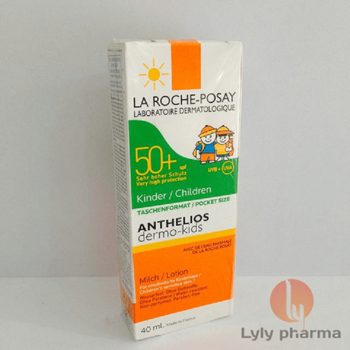 Kem chống nắng dạng sữa cho trẻ em La Roche-Posay Anthelios Dermo-Pediatrics SPF 50+ UVB & UVA 40ml