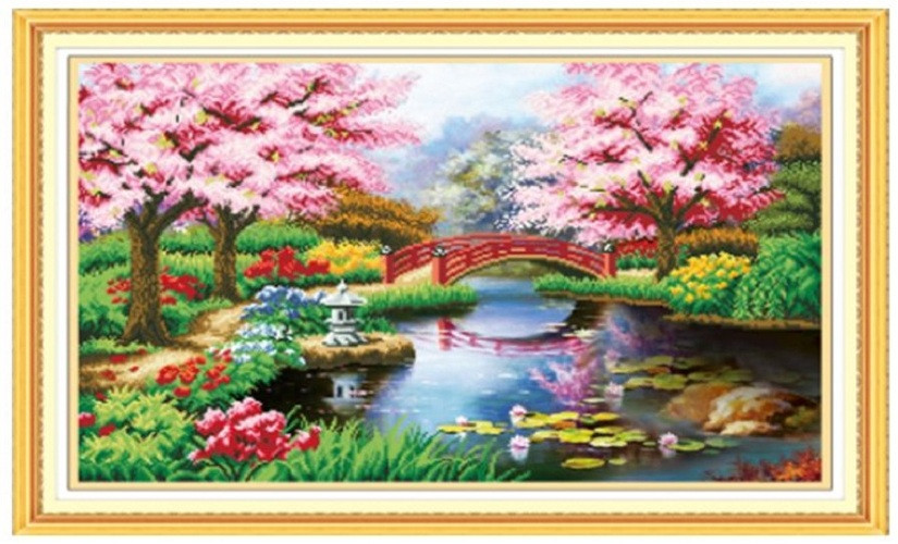 Tranh đính đá H1046 - Tổ ấm hạnh phúc