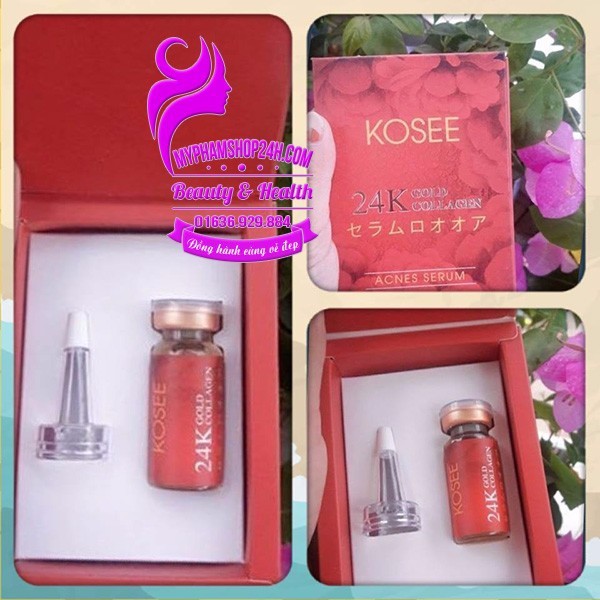 Serum mụn trắng da 24K Gold Collagen Nhật (Mã SP: MP951)