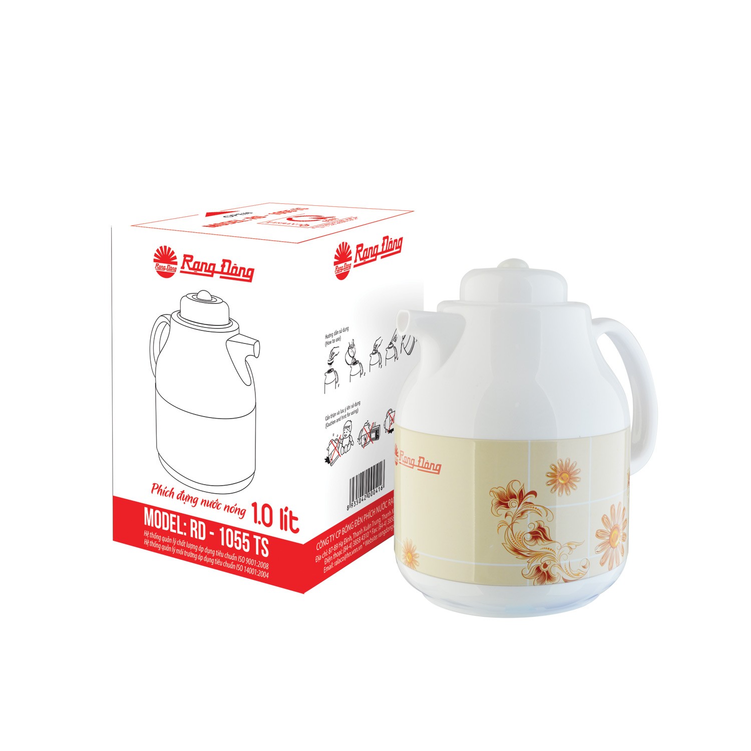Phích đựng nước nóng Rạng Đông RD-1040TS1