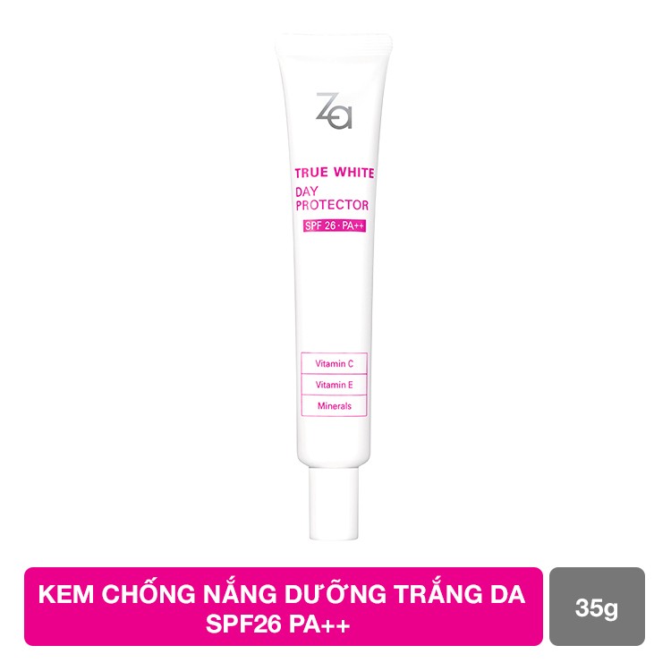 Kem lót chống nắng dưỡng trắng Za True White Day Protector 35g (Mã SP: 4531632415291)