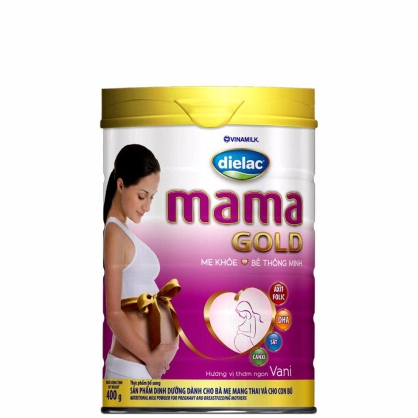 Sữa bột Dielac Mama - hộp 400g (hộp thiếc dành cho bà mẹ mang thai và cho con bú)