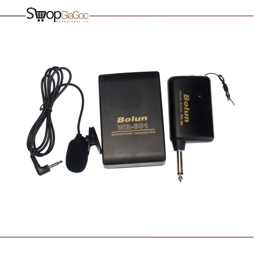 Bộ thu phát không dây cho micro bolun wr-601