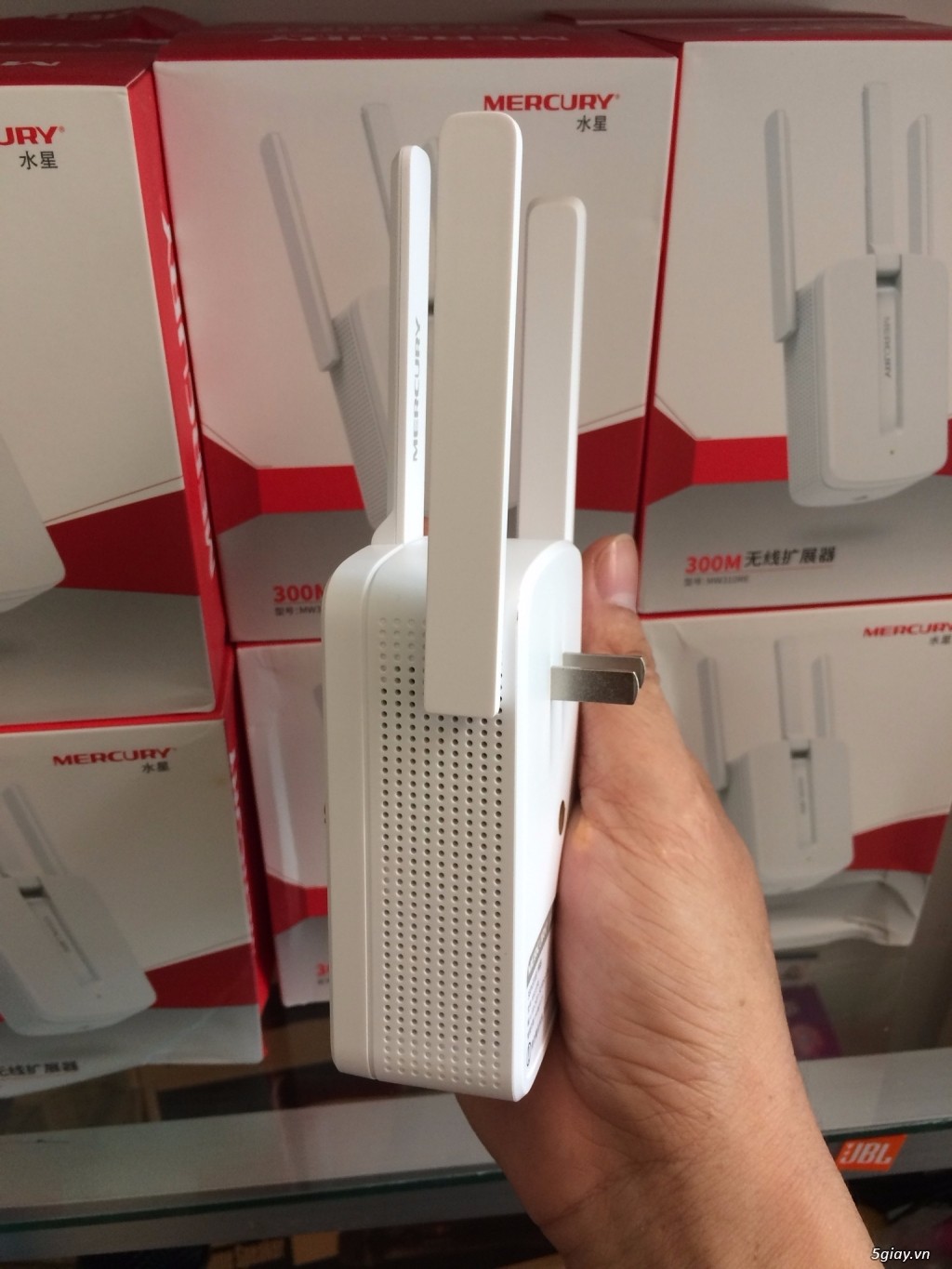 Kích Sóng Wifi 3 Râu Mercury Repeater Mw310Re 300Mbps (Mã SP: mercury3)