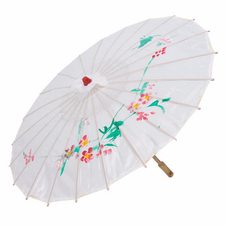 Dù cán gỗ Nhật Bản Màu Trắng cung cấp bởi Winwinshop88