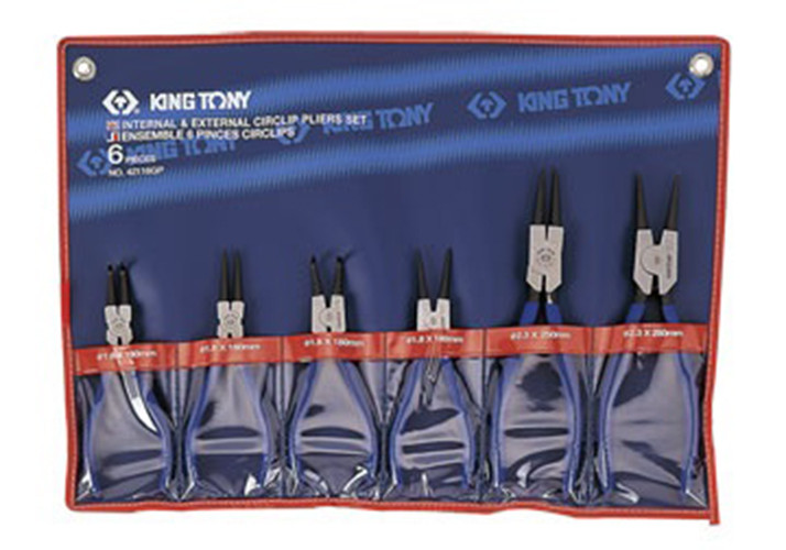 Bộ kìm mở phanh 6 cái kingtony 42116gp