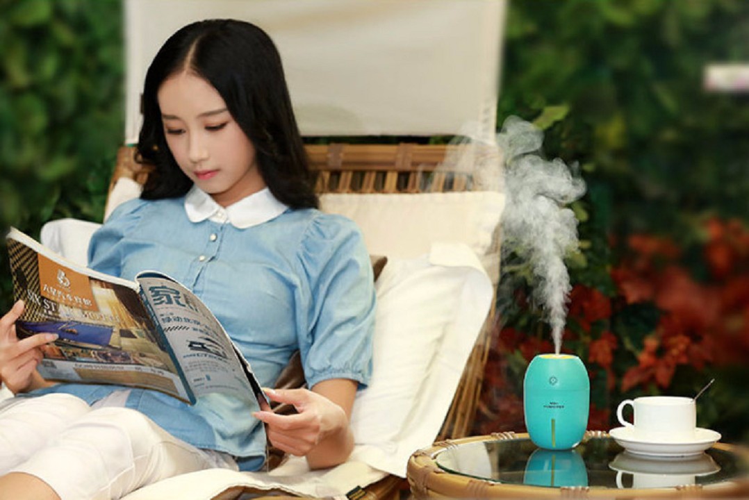 Máy xông tinh dầu kiêm đèn ngủ Lemon Humidifer
