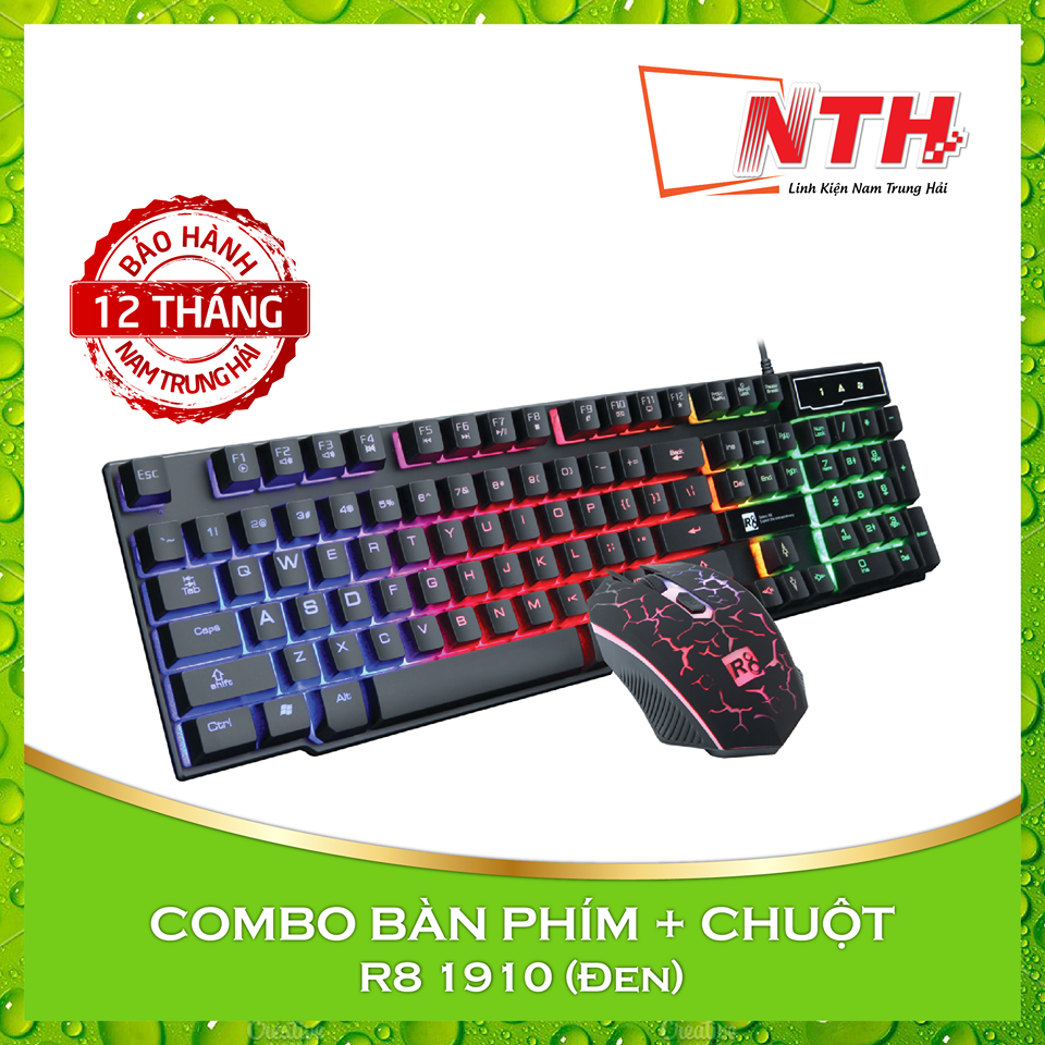 Combo bàn phím chuột r8 1910