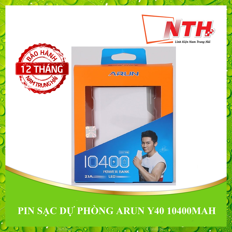 Pin sạc dự phòng y40 10400mah