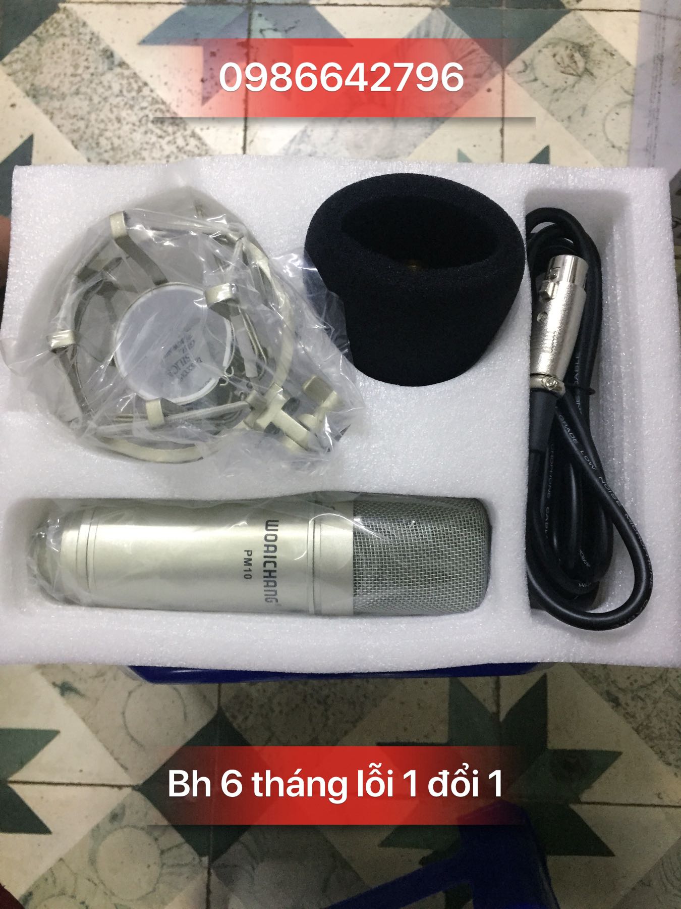 Micro thu âm Studio Woaichang PM10
