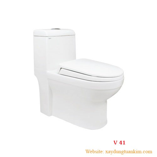 Bồn cầu Viglacera V41 (V-41) - 1 khối