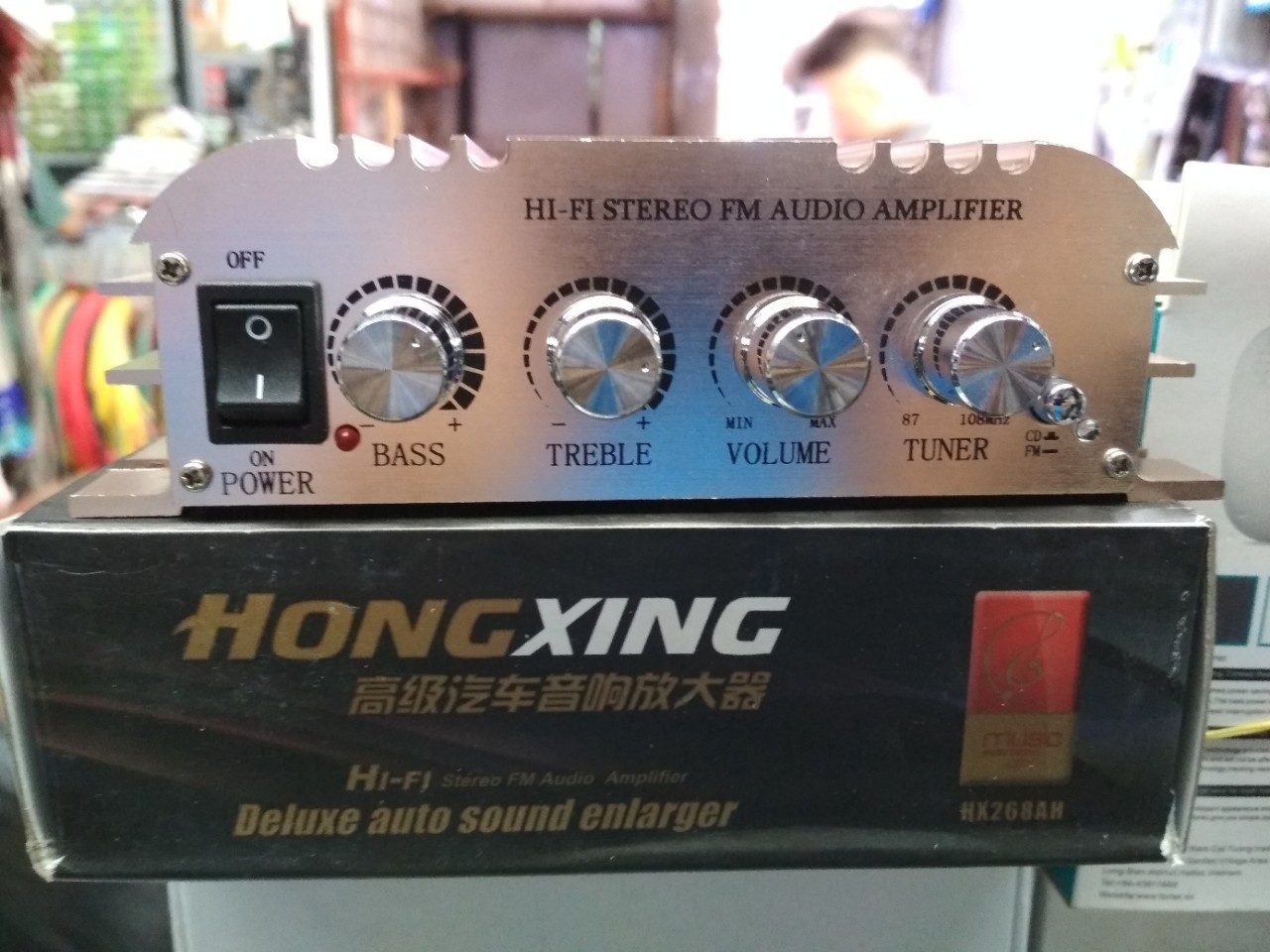 Bộ khuếch đại âm thanh ampli 12v 500w hx268ah hongxing giá rẻ