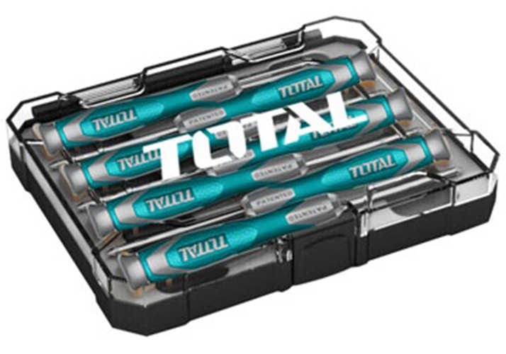 Bộ tuốc nơ vít 7 chi tiết total tht250726