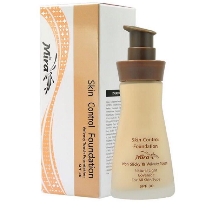 Kem nền trang điểm mira skin control foundation