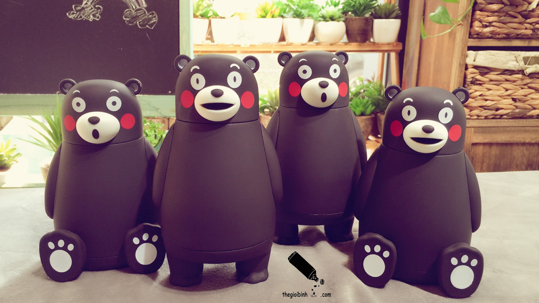 Phích - Bình giữ nhiệt Kumamon B139 - 300ML