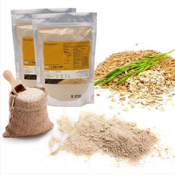 Bột cám gạo milaganics 100g chính hãng
