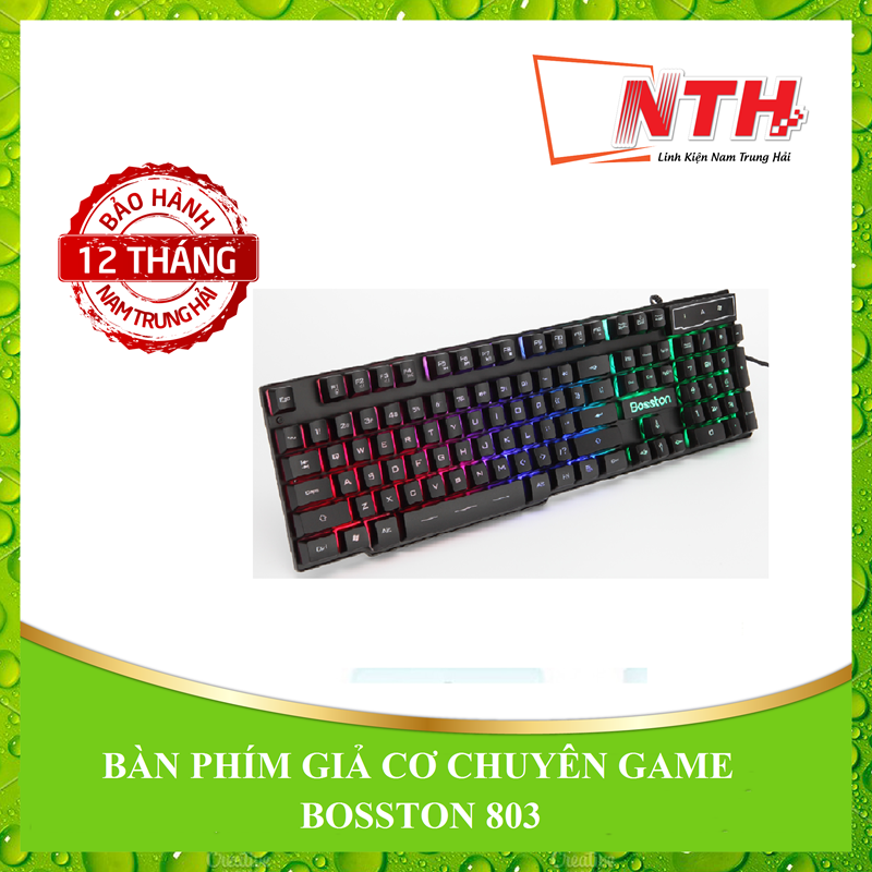 Bàn phím chuyên game giả cơ bosston 803