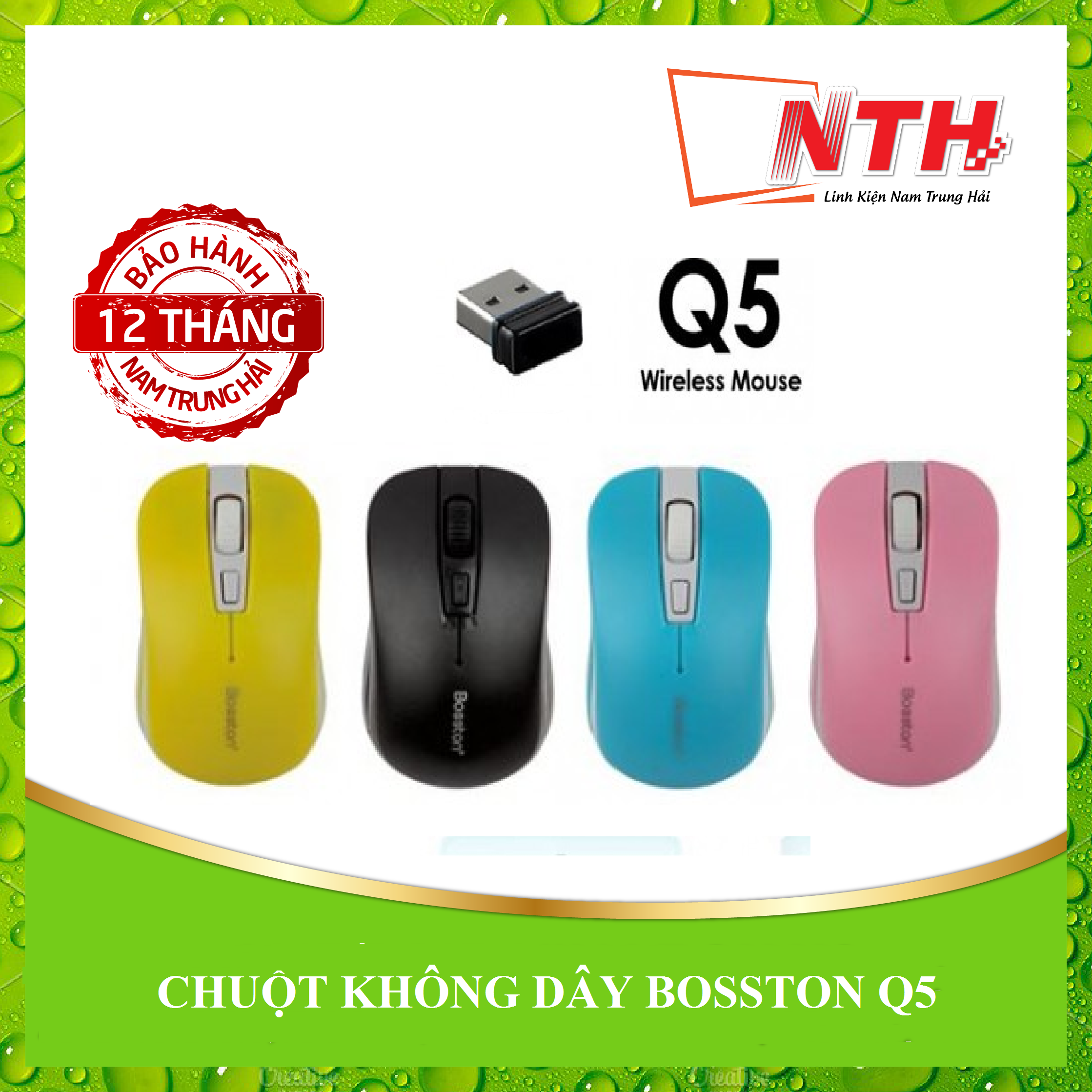 Chuột không dây bosston q5/q6/q7