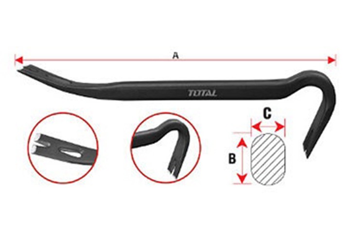 14 inch xà beng total tht431142