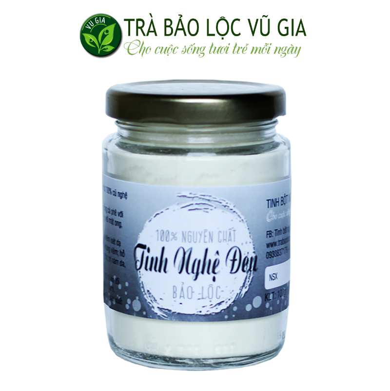 Tinh bột nghệ đen nguyên chất bảo lộc 100g - vũ gia