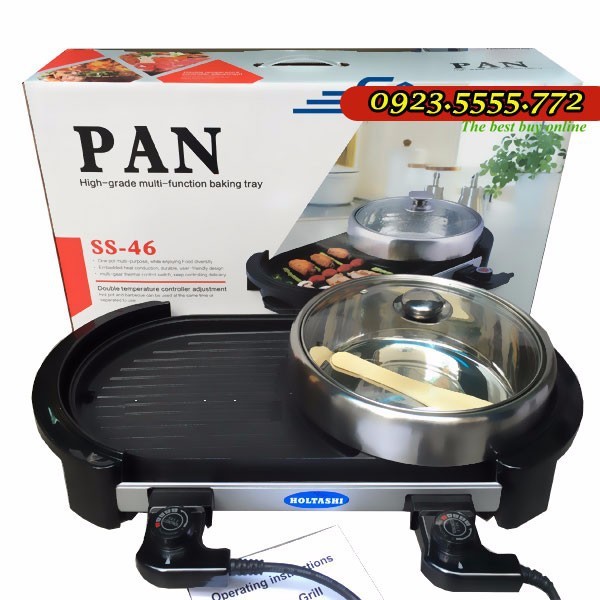 Bếp lẩu nướng holtashi pan ss-46