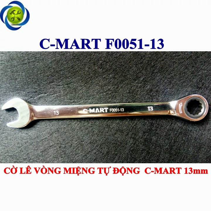 Cờ lê vòng miệng tự động c-mart f0051-13 13mm