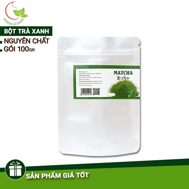 Bột trà xanh Matcha Greend food 100G