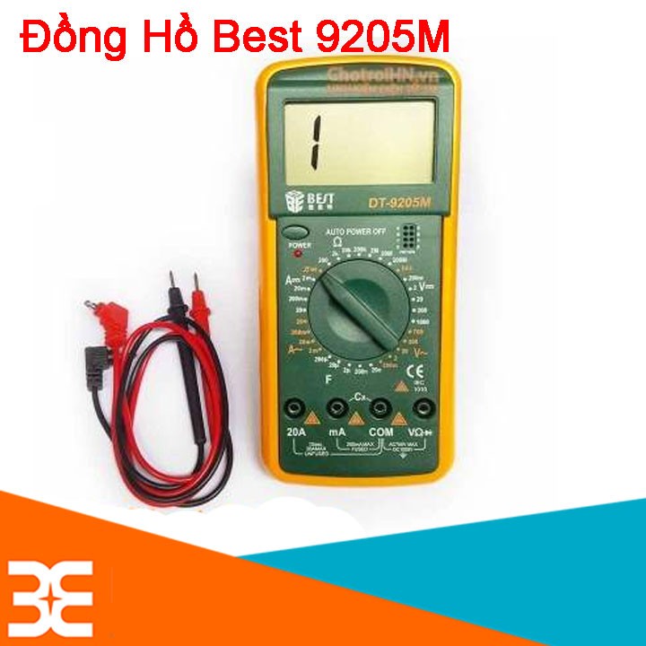 Đồng hồ đo điện vạn năng best 9205m