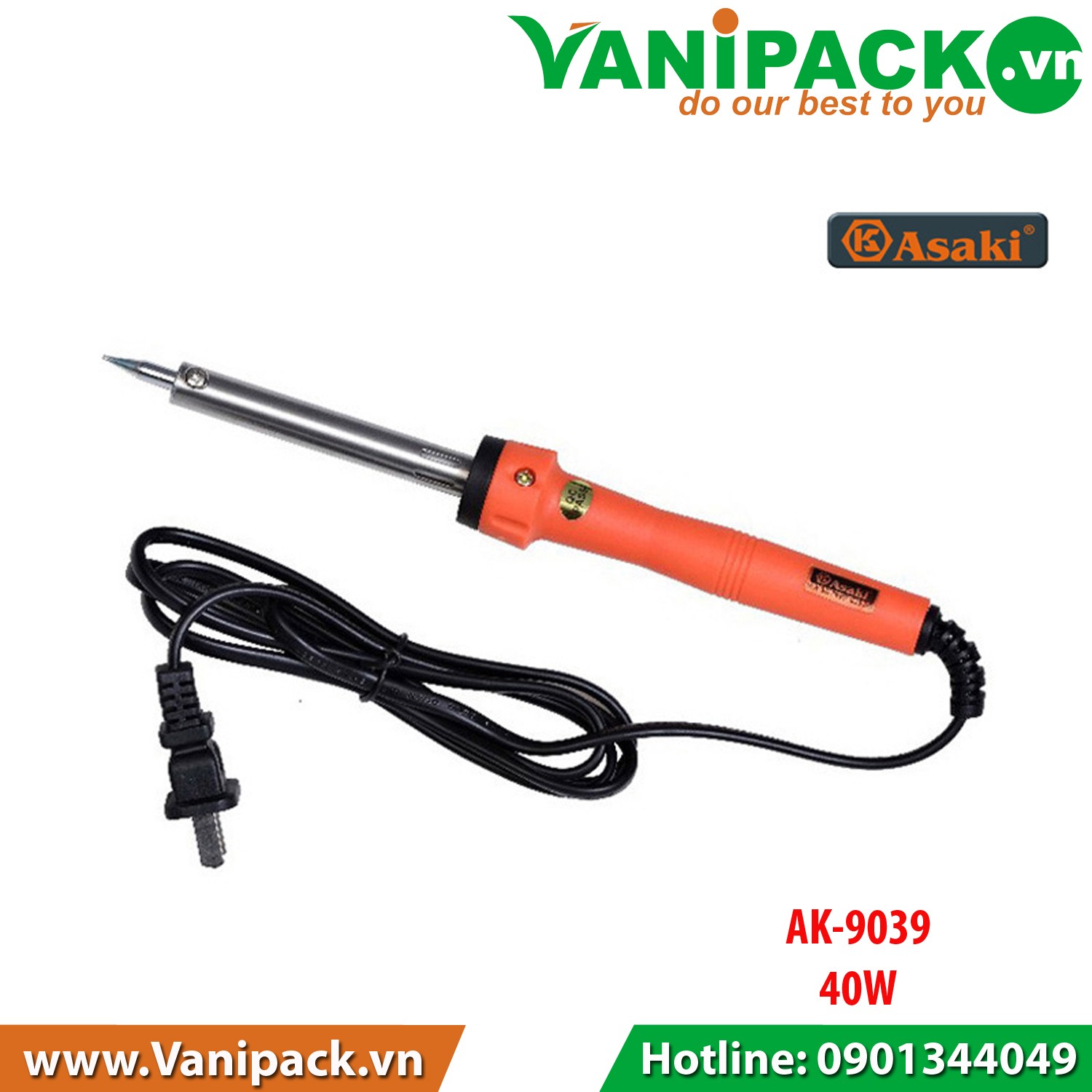 Mỏ hàn chì Asaki AK-9039