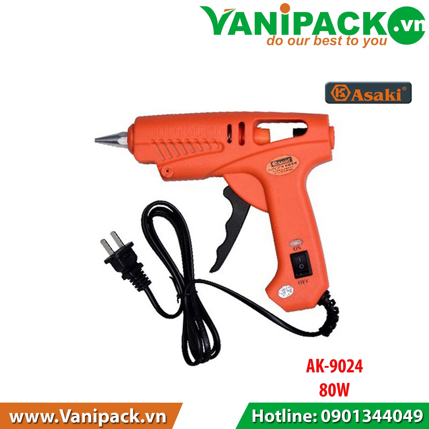 Súng bắn silicone Asaki AK-9024