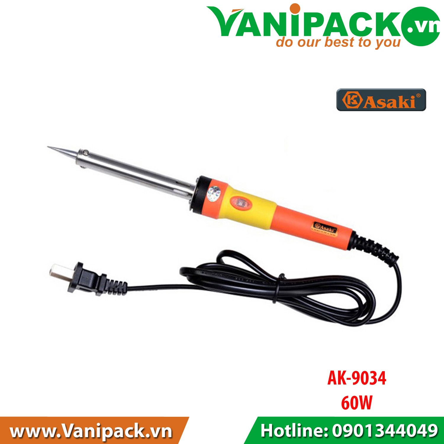 Mỏ hàn chì Asaki AK-9034