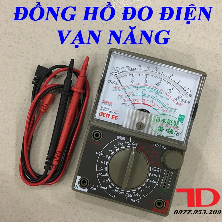 Đồng hồ đo điện vạn năng de-960tr