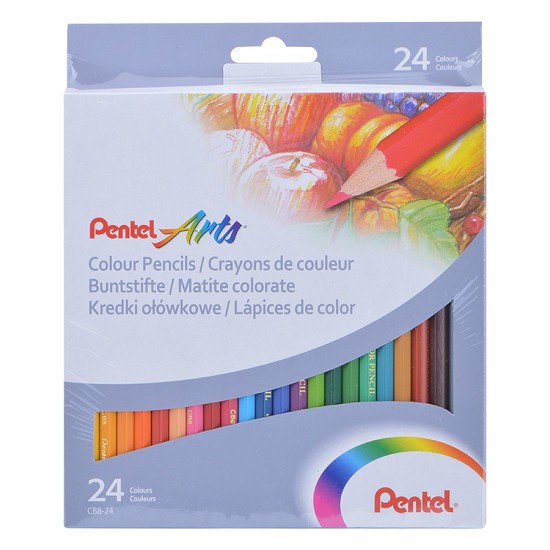 Bút Chì Màu PENTEL CB8 (24 Màu)