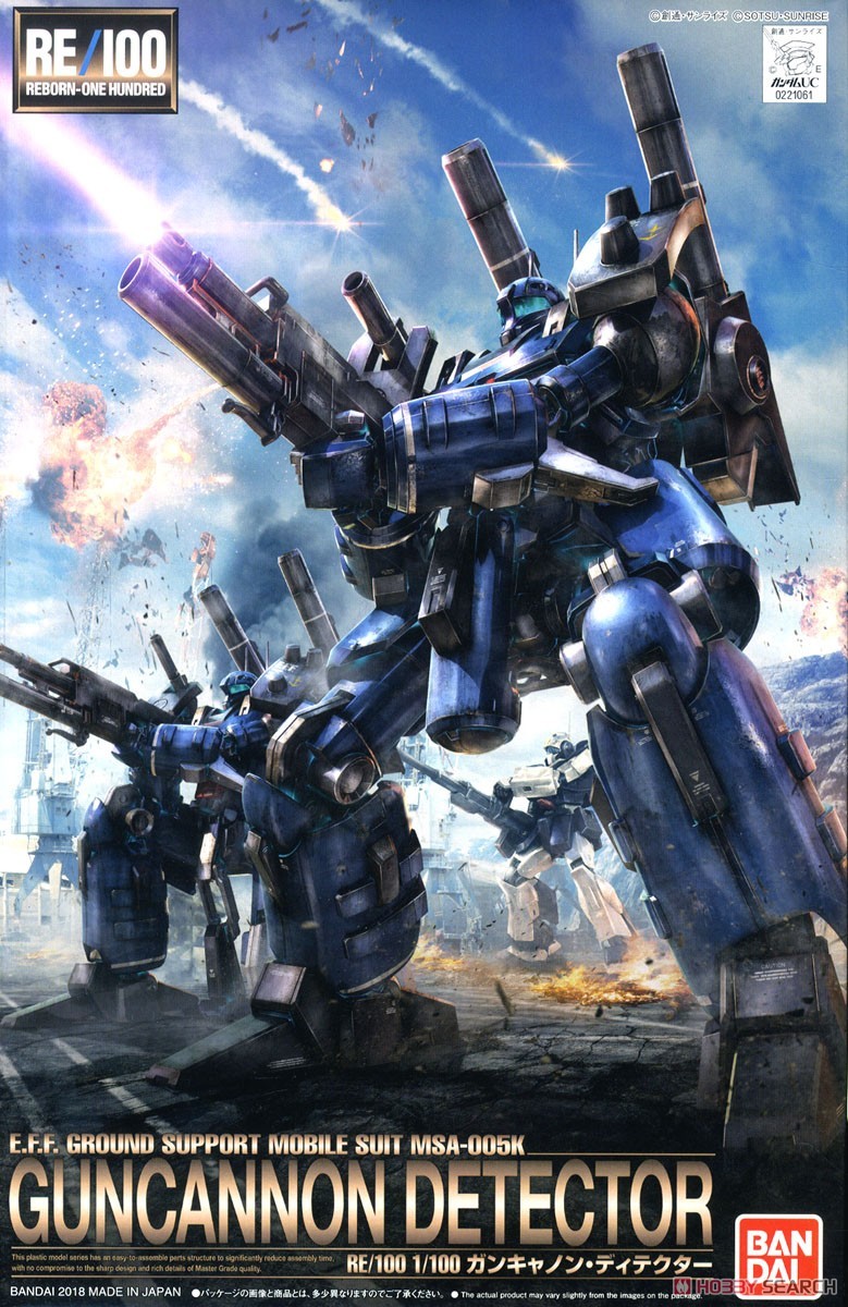 Mô hình RE/100 Guncannon Detector Bandai