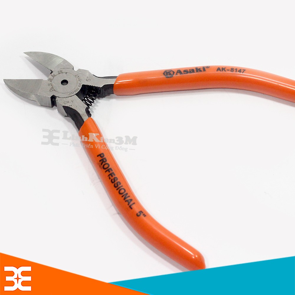 Kìm cắt asaki ak-8147 5 inch 135mm công nghệ nhật bản