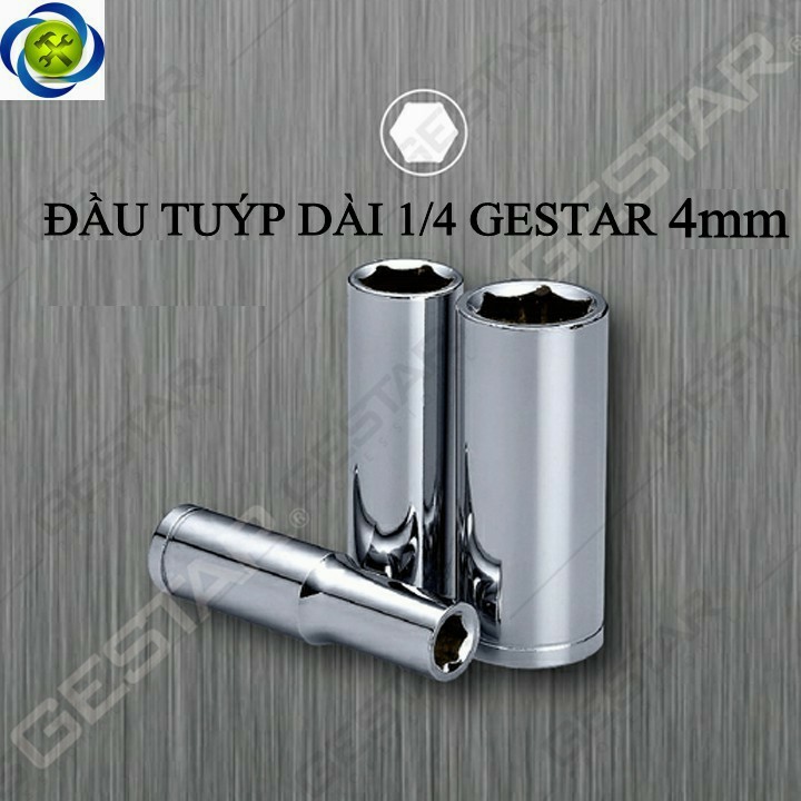Tuýp trắng dài gestar 296-132 4mm 1 phần4 6 cạnh