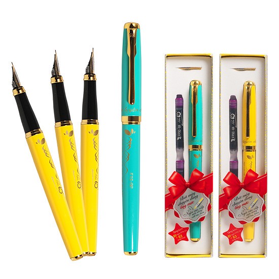 Bút máy thiên long ftc-02 kèm ngòi cao cấp