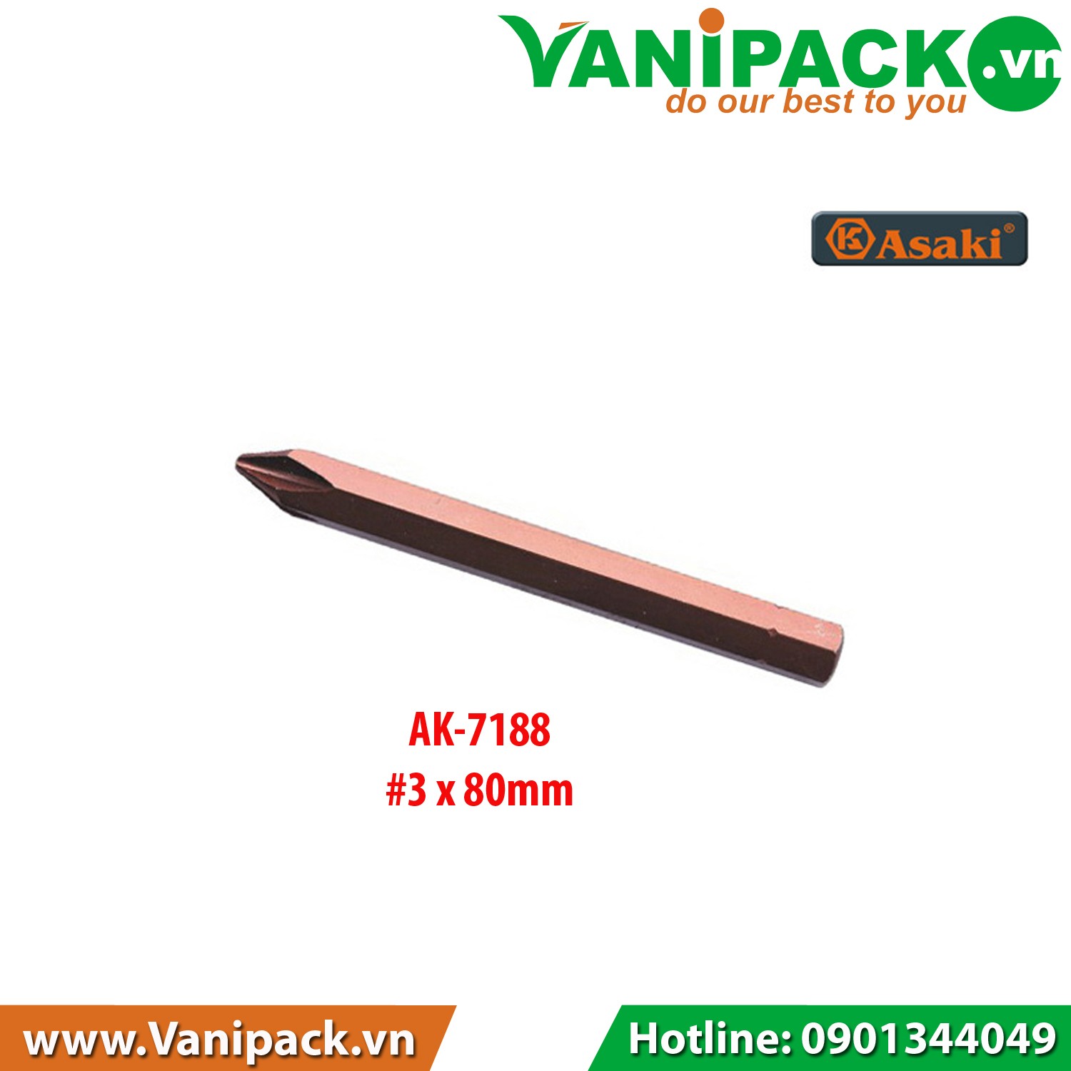 MŨI VÍT ĐÓNG ASAKI AK-7188