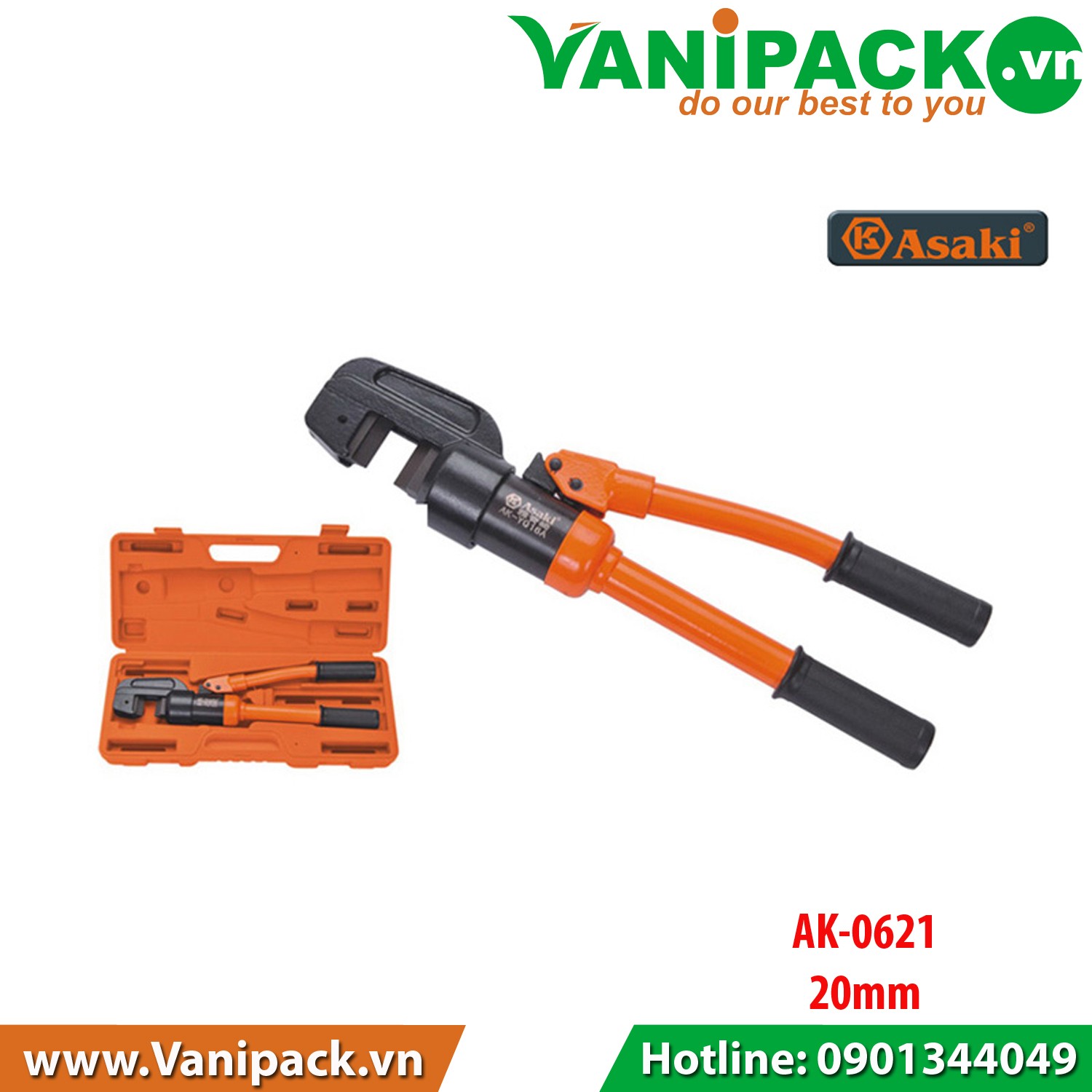 Kìm cắt thủy lực Asaki AK-621 20MM